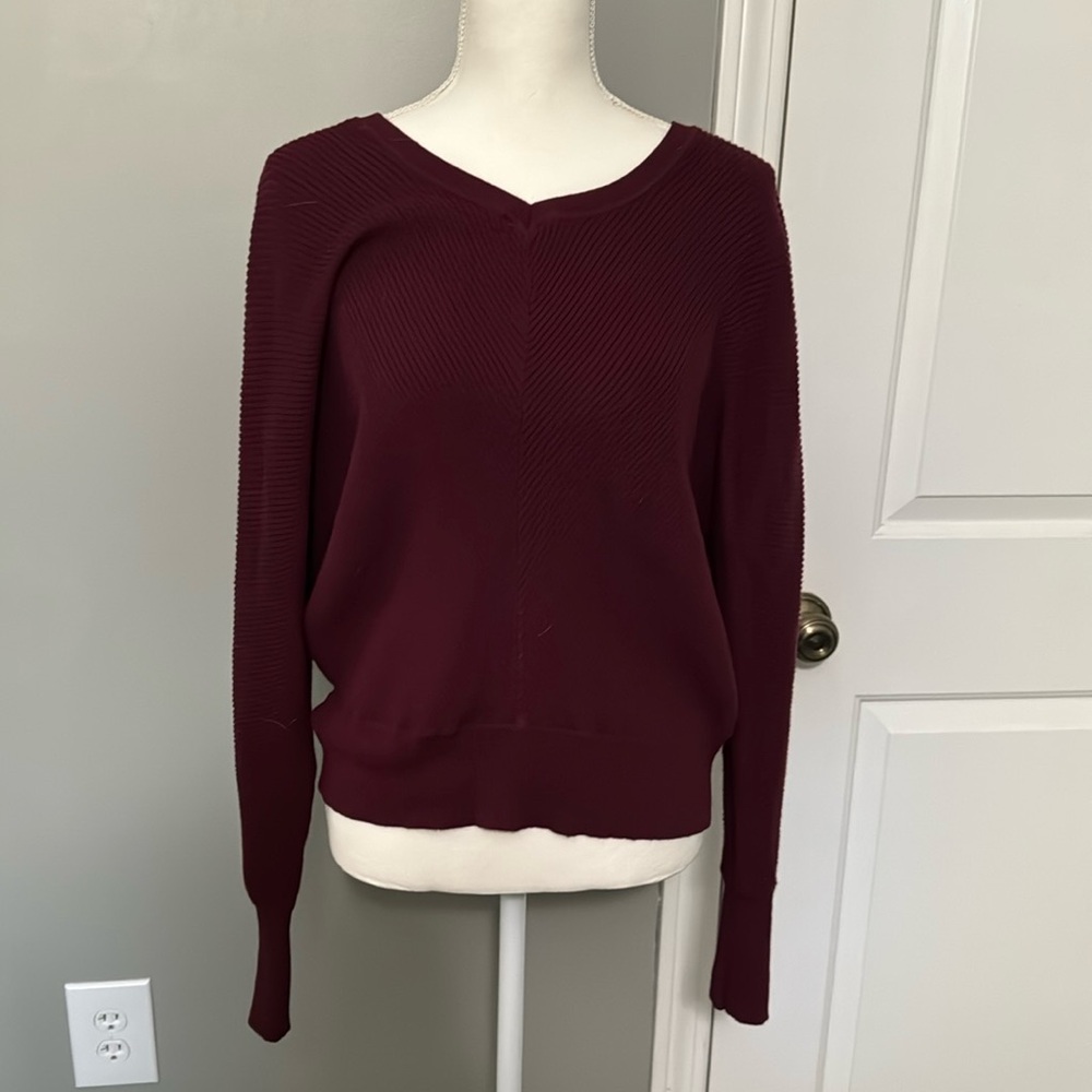 Philosophy Maroon Sweater- Medium
